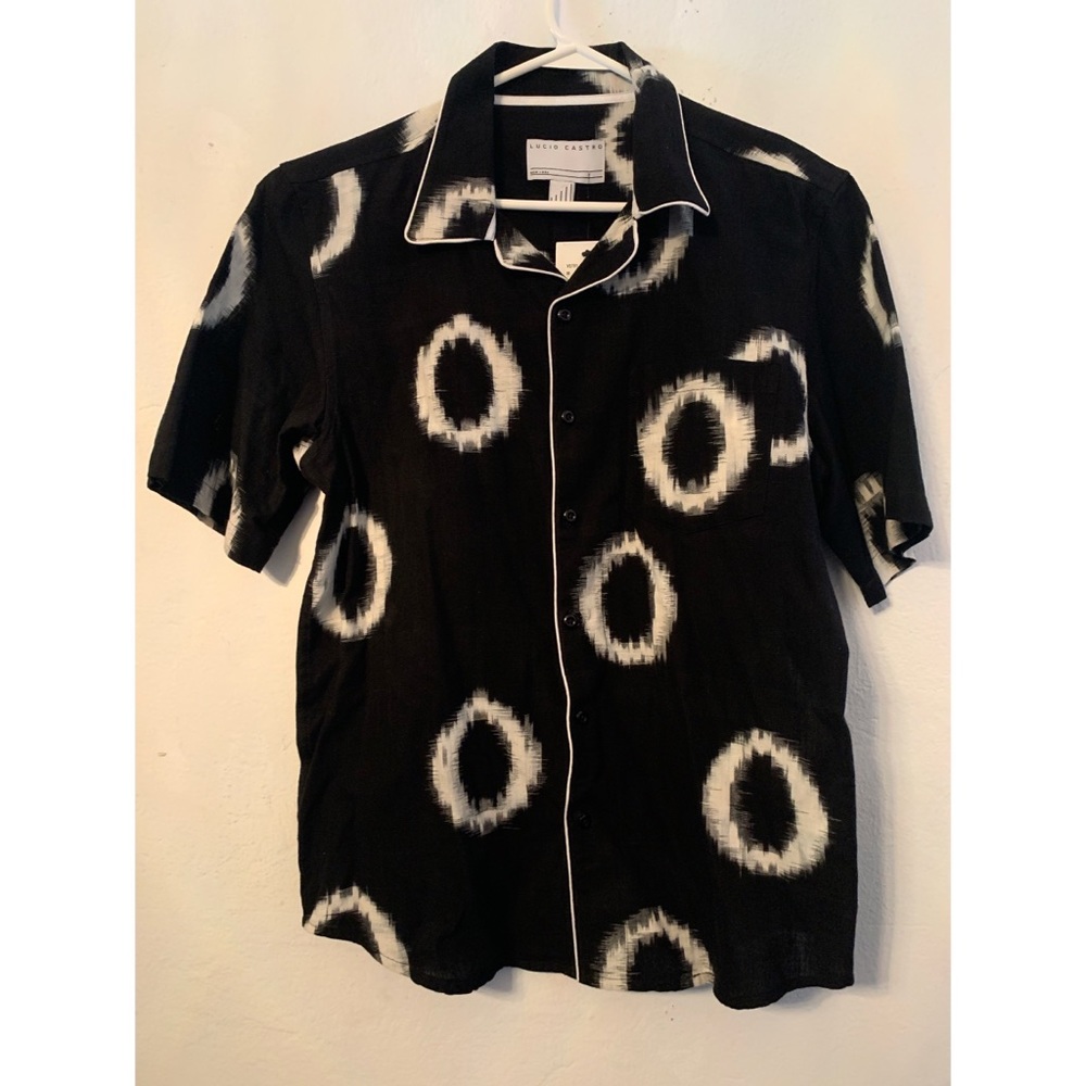 Rare Lucio Castro Mens Casual Shirt M